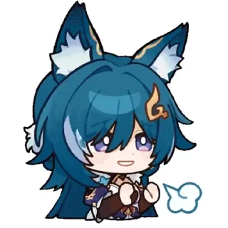 💚 emoji Хонкай Telegram sticker 8 of 25
