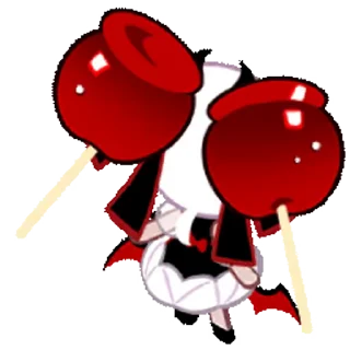 🤩 emoji Candy apple cookie @zeronyaaan @TgEmodziBot Telegram sticker 11 of 58