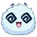 😵 emoji Пушистик :: @stickroom Telegram sticker 11 of 48