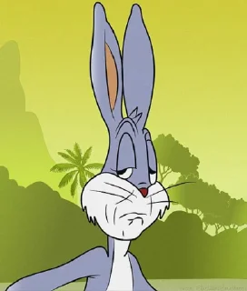 Sticker from Bugs bunny
