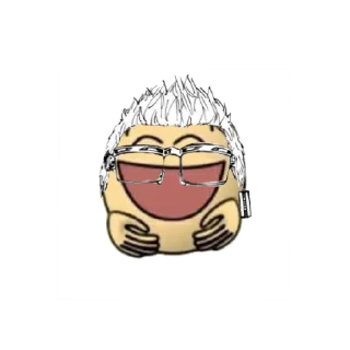 😂 emoji Кисака дурак онлайн Telegram sticker 9 of 17