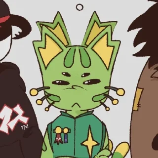 🍃 emoji 🍃 𔖰 ɢɴᴀʀᴘʏ ꒰2ɴᴅ ᴘᴀʀᴛ꒱ Telegram sticker 20 of 119