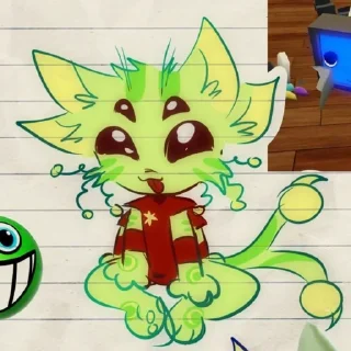 🍃 emoji 🍃 𔖰 ɢɴᴀʀᴘʏ ꒰2ɴᴅ ᴘᴀʀᴛ꒱ Telegram sticker 11 of 119