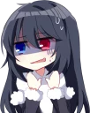 😰 emoji Bellezza Felutia :: @line_stickers Telegram sticker 21 of 40