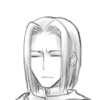 😑 emoji Фердинанд (ранобэ) Telegram sticker 10 of 16