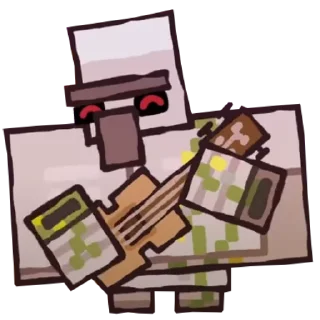 🎸 emoji Minecraft Cas van de Pol Telegram sticker 10 of 61