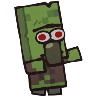 🧟 emoji Minecraft Cas van de Pol Telegram sticker 23 of 61