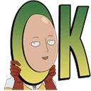 Sticker from OnePunchMan