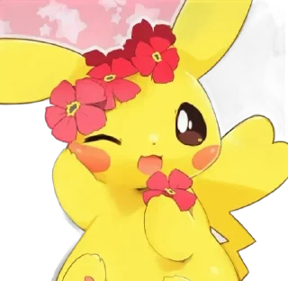 Sticker from Pikachu