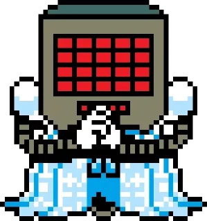 👗 emoji Mettaton by @naixbokxvs Telegram sticker 14 of 25