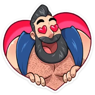 😍 emoji Тёмный Валентин :: @stickroom Telegram sticker 8 of 48
