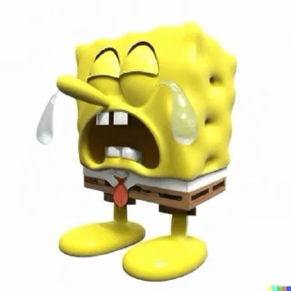 😭 emoji SPONGEFUCKINGBOB Telegram sticker 1 of 45