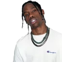 😬 emoji Travis Scott - @knowmehomie Telegram sticker 5 of 11