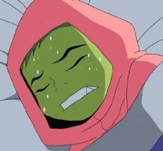🤒 emoji beast boy Telegram sticker 12 of 31