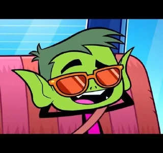 😎 emoji beast boy Telegram sticker 6 of 31