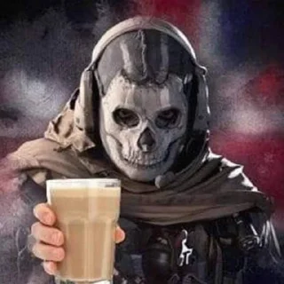 🥛 emoji Ghost | COD Telegram sticker 7 of 44