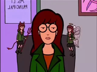 Sticker from daria