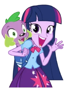 🙂 emoji Twilight EG | @MyLittlePony_bots Telegram sticker 14 of 100