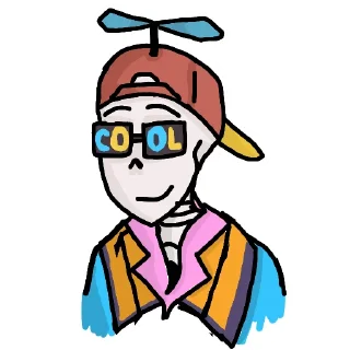 🙂 emoji Fresh!Sans Telegram sticker 8 of 16