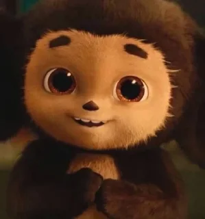 Sticker from Cheburashka