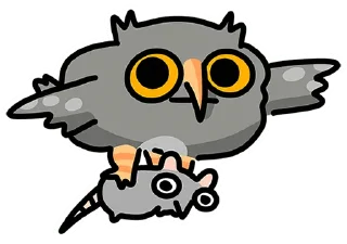🦉 emoji Сова Вова без надписей • @TgSticker Telegram sticker 23 of 49