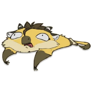 😞 emoji Runa and Reggie Telegram sticker 20 of 55