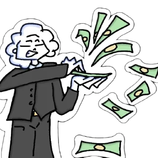 🤑 emoji RTP collab Telegram sticker 23 of 100