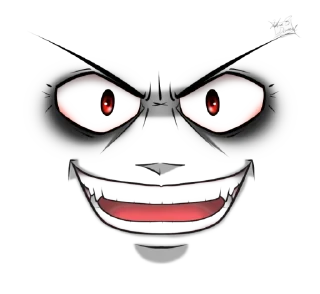 😈 emoji Аниме лица @Lucegraph Telegram sticker 7 of 24