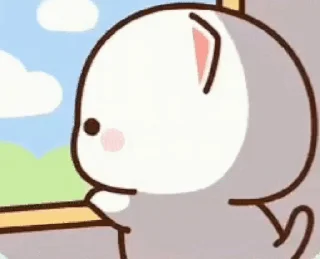 😕 emoji all @mochipeachcats stickers №21 Telegram sticker 2 of 30