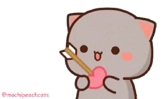 💘 emoji all @mochipeachcats stickers №21 Telegram sticker 4 of 30
