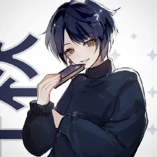 😀 emoji 𓆩xing qiu-@bubblestickername𓆪 Telegram sticker 7 of 55
