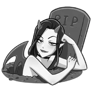 Sticker from Дьяволица @kungrl @stickers_vk