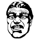 😠 emoji Emoji by Custom Fonts Telegram sticker 8 of 62
