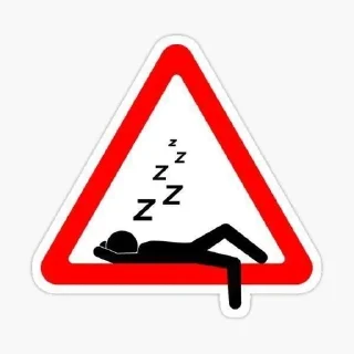 😴 emoji 🚫Знаки🚫 Telegram sticker 16 of 21