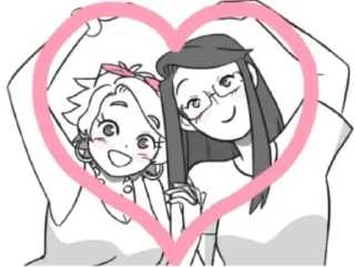 Sticker from same-sex couples💕🏳️‍🌈