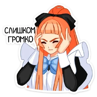 🙉 emoji Мей @anime_stickerr Telegram sticker 23 of 46