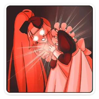 😳 emoji Мей @anime_stickerr Telegram sticker 3 of 46