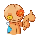 👍 emoji Voodoo Telegram sticker 3 of 15