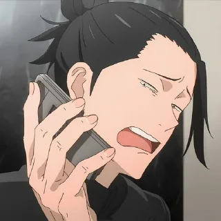 😣 emoji Магическая битва rofl Telegram sticker 2 of 51