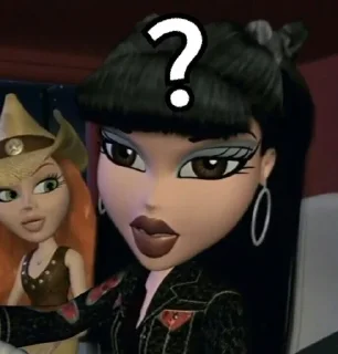 ❓ emoji Bratz 💅🤡 Telegram sticker 6 of 17