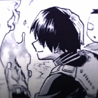 Sticker from // Todoroki Shoto // @sshasstiks // Шото Тодороки