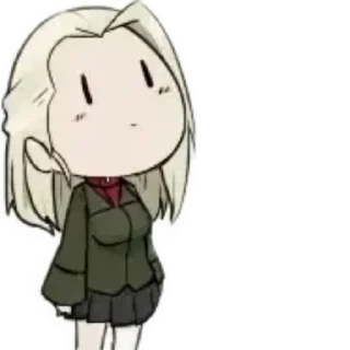 😐 emoji Клара Telegram sticker 1 of 10