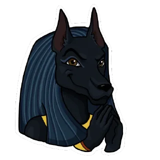 😈 emoji Боги Египта Telegram sticker 15 of 20