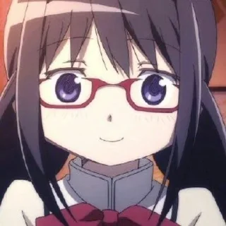 🙂 emoji homura akemi Telegram sticker 15 of 118