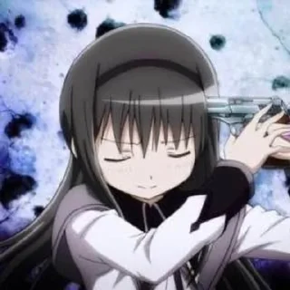 🔫 emoji homura akemi Telegram sticker 16 of 118