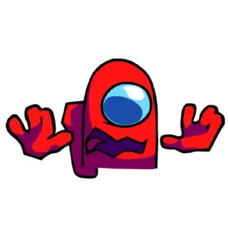 😨 emoji Vs impostor v4 | @Amongys1991 Telegram sticker 5 of 73
