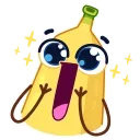 🥺 emoji Banana :: @AuthorStickers Telegram sticker 10 of 24