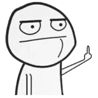 🖕 emoji Стикерпак by @Muratbaev Telegram sticker 10 of 36