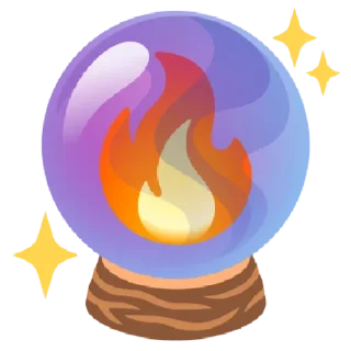 🔥 emoji 🔮Магические Шары🔮 :: @Firrs_Game Telegram sticker 2 of 7