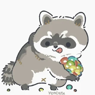 ⚾ emoji Еноты Telegram sticker 16 of 86